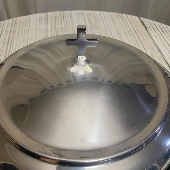 Communion Serving Tray Set Vintage Silver Tone - Picture 8 of 11